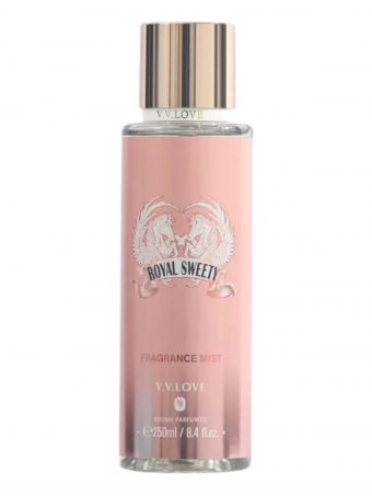 Body Splash Feminino Royal Sweety Rose VV Love 250ml