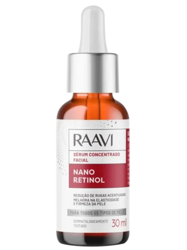 Sérum Concentrado Facial Nano Retinol 30ml Raavi