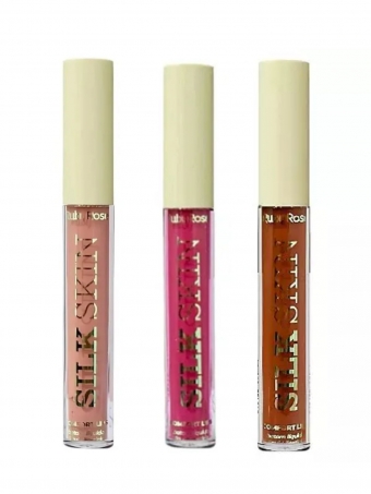 Trio Batom Líquido Comfort Lips Silk Skin Sl01, Sl02 e Sl06 Ruby Rose