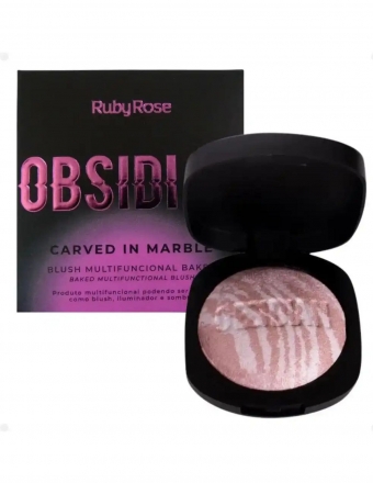 Blush Carved In Marble Obsidian Rubyrose