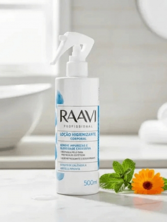 Locao Higienizante Corporal 500ML RAAVI