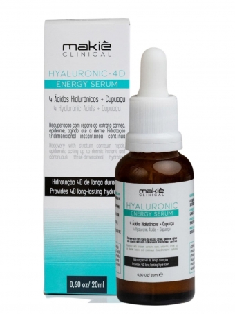 Sérum Facial Hyaluronic 4D Hydration 20ml Makiê