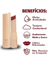 Batom Creamy Matte Glass Rubyrose - GL06