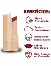 Batom Creamy Matte Glass Rubyrose - GL06