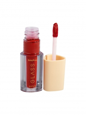Trio Batom Liquido Velvety Glass BG04, BG05 e BG06 Rubyrose