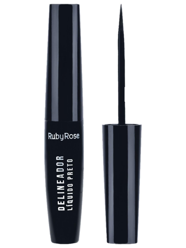 Delineador Liquido Ruby Rose Preto