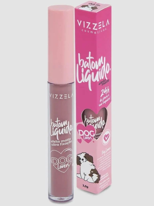 Batom Líquido Dog Lovers Vizzela - 02 - Shih Tzu