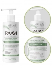 Creme Raavi Amolecedor de Cravos Facial Clean Skin 200g