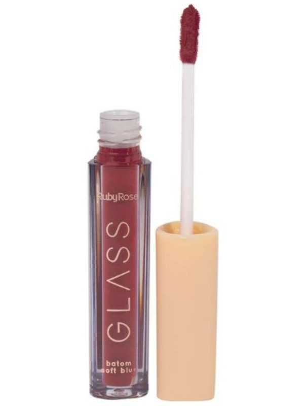 Batom Liquido Soft Blur Glass Rubyrose - BG07