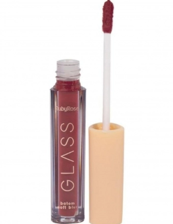 Batom Liquido Soft Blur Glass Rubyrose