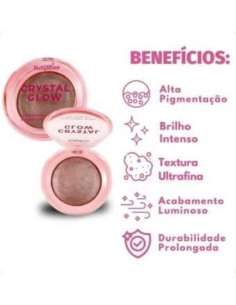 Iluminador Baked Crystal Glow Ruby Rose