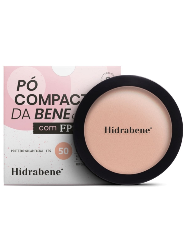 Protetor Solar Facial Pó Compacto Hidrabene Fps50 10g - CLARO