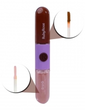 Batom E Gloss Liquido Duo Rubyrose - LD10