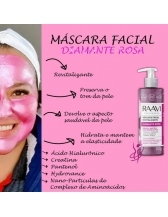 Máscaras Faciais Revitaliza Rejuvenesce Purifica Raavi - DIAMANTE ROSA