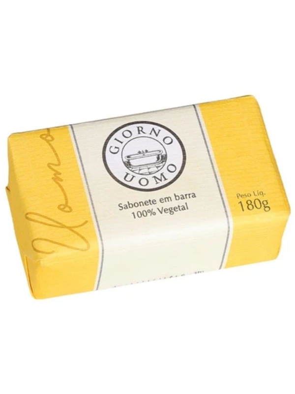 Sabonete em Barra Giorno Uomo 180g - AMARELO