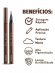 Caneta Delineadora Marrom Ruby Rose Glass Dark Brown - Marrom Glass Dark Brown