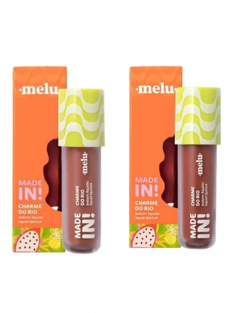 Combo Batom Liquido Charme do Rio Cores Tijuca e Copacabana Made In