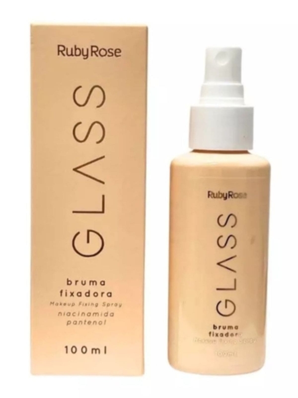 Bruma facial Fixadora Glass Ruby Rose - Bruma Fixadora Glass