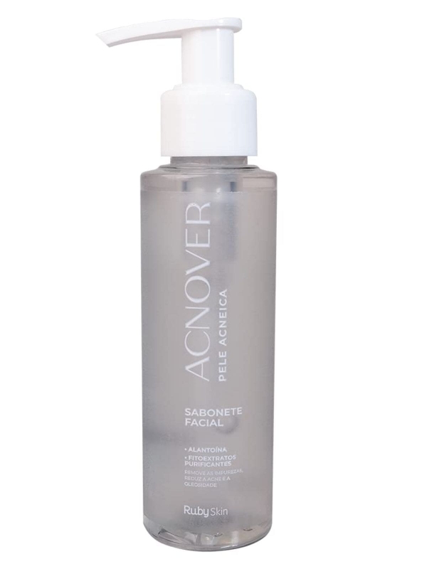 Sabonete Líquido Facial Ruby Rose Antiacne Acnover 100ml