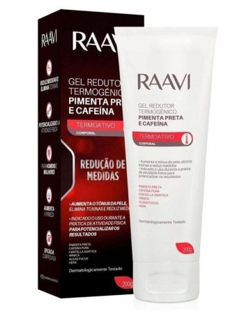 Gel Redutor Termogênico Raavi 200G