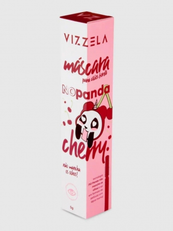 Máscara para Cílios No Panda Cherry Bordô Vizzela
