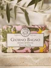 Kit 4 Sabonetes Sandalo e Benjoim - Giorno Bagno