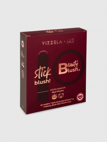 Kit Blushes Red Mocha Vizzela + La´s