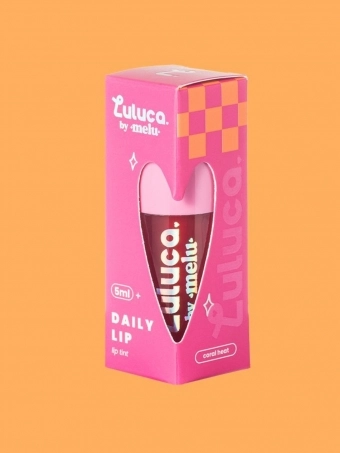 Daily Lip Tint Coral Heat -Rrl6604-4 Luluca By Melu 5Ml