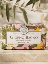 Kit 3 Sabonetes Sandalo e Benjoim - Giorno Bagno