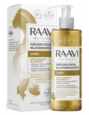 Máscaras Faciais Revitaliza Rejuvenesce Purifica Raavi