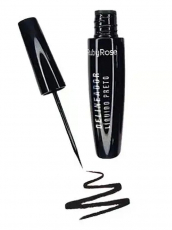 Delineador Liquido Ruby Rose Preto