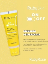 Esfoliante Facial Ruby Rose Ruby Skin On Off Peeling Gel 50g