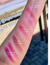 Blush Compacto Dual Cheeks Champagne e Peach Ruby Rose - Rosewood e Plum