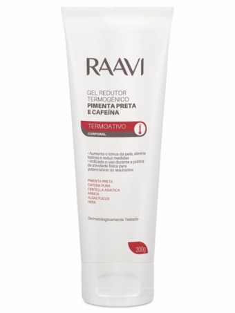 Gel Redutor Termogênico Raavi 200G