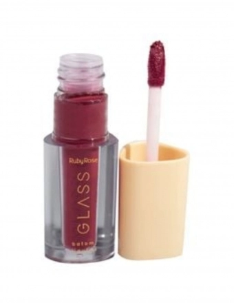 Batom Liquido Velvety Glass Ruby Rose