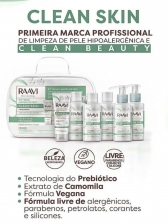 Kit Limpeza de Pele Facial Clean Skin Hipoalergênico Raavi