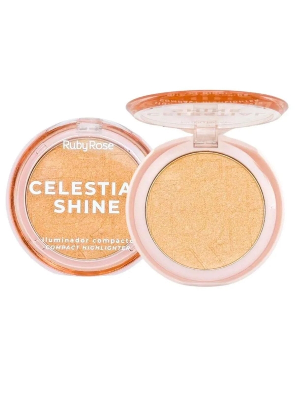 Iluminador Compacto Celestial Shine Ruby Rose - CHAMPAGNE GLEAM