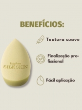 Esponja de Maquiagem Ruby Rose Silk Skin Flawless Finish
