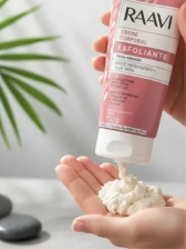 Creme Esfoliante Arroz Micronizado e Aloe Vera 200g RAAVI