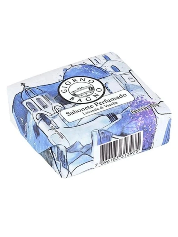 Sabonete em Barra Giorno Bagno 100g - LAVANDA E VANILLA