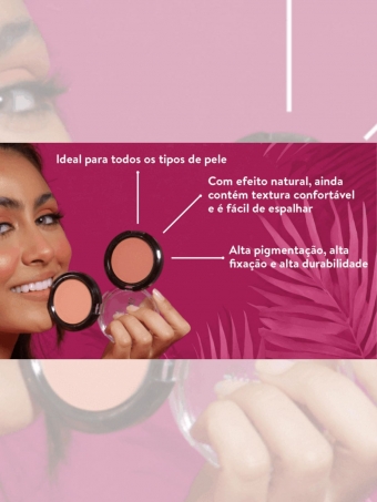 Blush Compacto Alta Pigmentação Catharine Hill