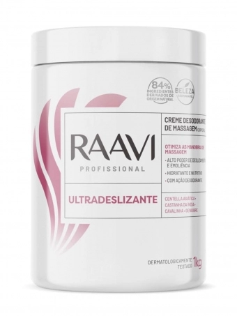 Creme de Massagem Ultradeslizante Raavi Profissional 1kg