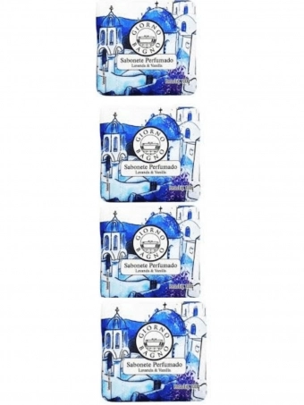 Kit 4 Sabonetes 100G Lavanda e Vanilla - Giorno Bagno