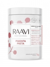 Creme de Massagem Corporal Raavi Pimenta Preta 1kg