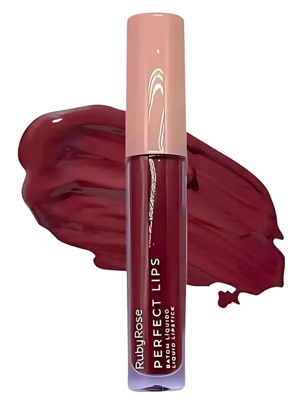 Batom Líquido Perfect Lips Ruby Rose - FEARLESS