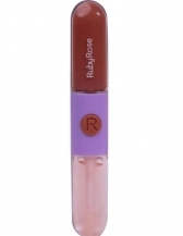 Batom E Gloss Liquido Duo Rubyrose - LD08
