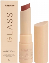 Batom Creamy Matte Glass Rubyrose - GL02