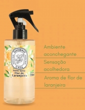 Aromatizador ambiente Giorno Casa 250ml Spray Perfumado - FLOR DE LARANJEIRA