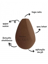 Esponja de Maquiagem Ruby Rose Glass Flat Mirror - Glass Flat Mirror