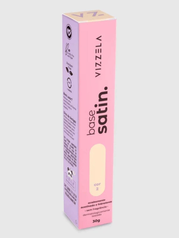 Base Líquida SATIN Vizzela - Cor 02